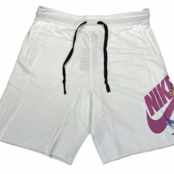 Nike Sportswear Alumni Shorts Hike Men's White - Picture 4 of 6
